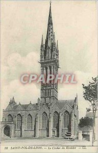 Old Postcard Saint Pol de Leon The Belfry Kreisker