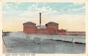 GARDEN CITY, KS Kansas  SUGAR FACTORY  Finney County  c1920's Postcard