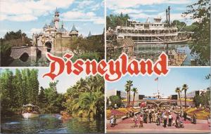 Disneyland, Multi-View-Sleeping Beauty Castle, Steamboat, Jungle Cruise, Tomorro