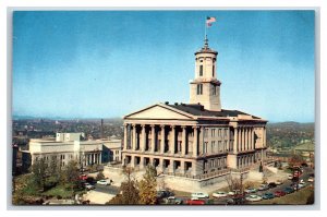 State Capitol Building Nashville Tennessee TN UNP Chrome Postcard U21