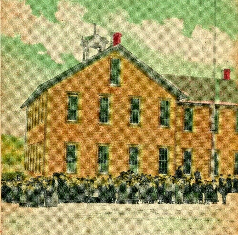 Public School Building Summerville Pennsylvania PA 1911 DB Postcard