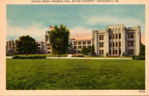 Indiana Indianapolis Arthur Jordan Memorial Hall Butler University