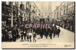 Old Postcard The Orleans Fetes de Jeanne d & # 39Arc of May 8 The procession ...