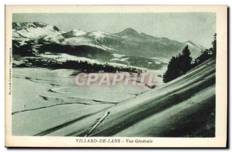 Old Postcard Villard de Lans Vue Generale