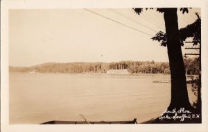 Postcard RPPC South Shore Lake Spofford NH