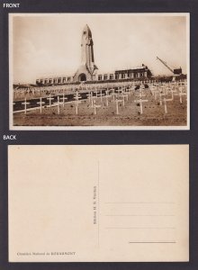 FRANCE, Vintage postcard, Fort Douaumont, Cemetery, Unused