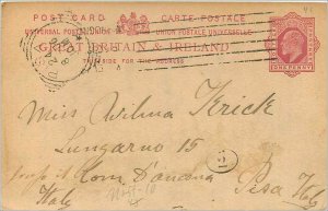 Entier Postal Stationery 1p for Pisa 1906