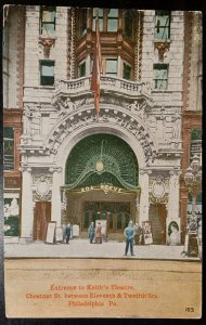 Vintage Postcard 1916 Keith's Theatre, Philadelphia, Pennsylvania (PA)