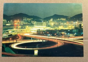 POSTCARD UNUSED - EXIT & ENTRANCE OF THE CROSS HARBOUR TUNNEL, HONG KONG, CHINA