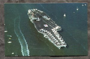 dc091 - US Navy 1970s USS Constellation CV-64 Aircraft Carrier