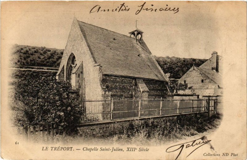 CPA Le TRÉPORT-Chapelle St-Julien (348259)