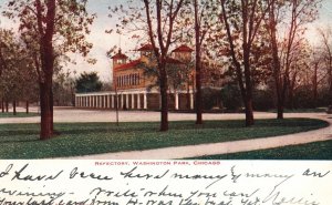 Vintage Postcard 1910's Refectory Washington Park Grounds Chicago Illinois ILL