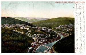 Pennsylvania  Aerial View Mauch Chunk from Flag Staff