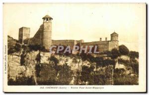 Old Postcard Cremieu (Isere) Old Tower Saint Hippolyte