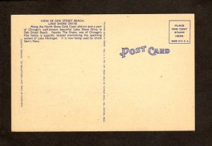 IL Oak St Lake Shore Drive Drake Hotel Chicago Illinois Postcard