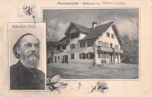 Oberammergau Germany Annas Darstellers Wohnhaus Antique Postcard J68724