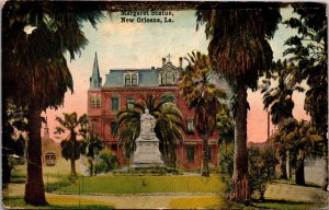 Margaret Statue New Orleans LA Postcard PC81