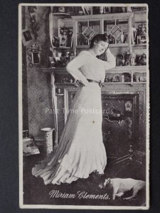 Actress: Miriam Clements - Old Postcard by Dainty Novels