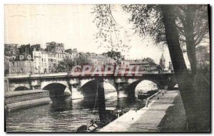 Old Postcard Paris Pont Neuf and the Mint arm