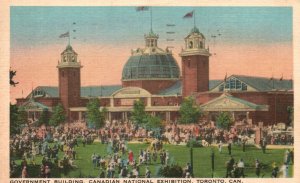 Vintage Postcard 1943 Government Building Canadian National Exhibition Toronto