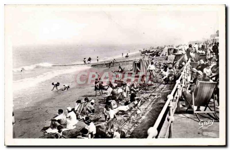 Old Postcard Luc sur Mer Beach