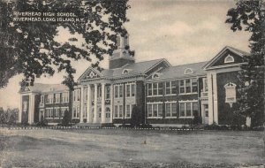 Riverhead High School, Riverhead, Long Island, N.Y., Early Postcard, Unused