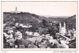 RP;  Panorama view of Clervaux, Luxembourg, PU