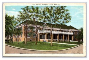 Enid Springs Hospital Building Enid Oklahoma OK UNP WB Postcard Y14