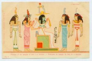 F227  Postcard early chromolitho Egypt