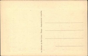 Jesus Christ Cenacle Chioisi et Prepare Block Printing Vintage Postcard
