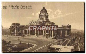 Old Postcard Brussels Palace of Justice