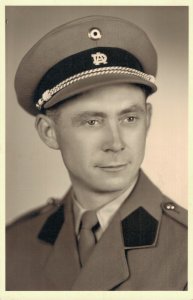 Military World War 1 Soldier Portrait RPPC 07.13 