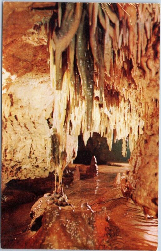 Cave of the Mounds - New Pendulum Room, Wisconsin Curt Teich 1957