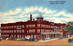 Iowa Mason City Hotel Cerro Gordo 1951 Curteich