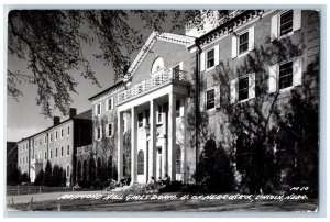 Lincoln Nebraska NE Postcard RPPC Photo Raymond Hall Girl's Dorm U Of Nebraska