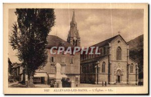 Old Postcard Allevard The Church