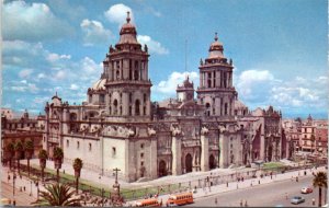 Postcard church - La Catedral de Mexico