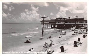 Beach Scene at Murdoch's - Galveston, Texas TX  