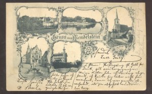1900 GRUSS AUS MENDELSTEIN GERMANY VINTAGE POSTCARD
