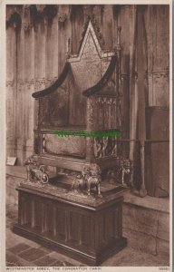 London Postcard - Westminster Abbey, The Coronation Chair  SW10963