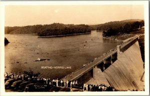 RPPC View of Norris Lake Dam Reservoir TN Vintage Postcard E15