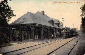 Yonkers New York Park Hill Train Station Vintage Postcard AA43096 