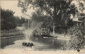 CPA vichy pond swans (1220601) 