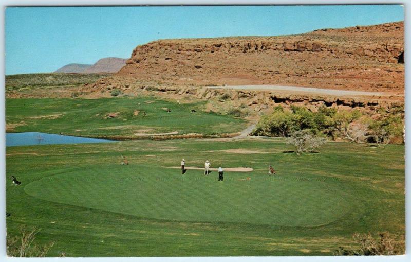 ST. GEORGE, Utah UT    ST. GEORGE MUNICIPAL GOLF COURSE  Golfers  Postcard