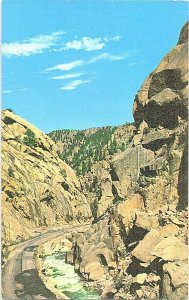 South St. Vrain Scenic Hwy to Estes Park CO Vintage Postcard Standard View Card