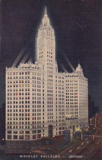 Illinois Chicago Wrigley Building Curteich