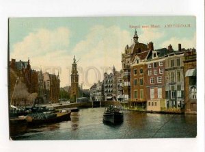 3081382 HOLLAND Singel met Munt Amsterdam Vintage PC