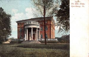 Lynchburg Virginia Elks Home Street View Antique Postcard K63238