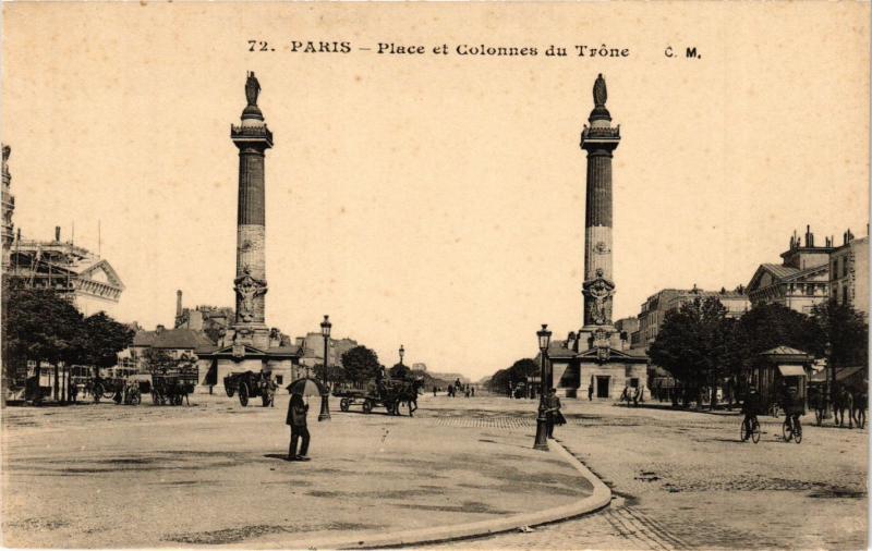 CPA PARIS 12e-Place et Colonnes du Trone (322817)