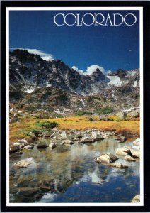 Postcard CO Indian Peaks Wilderness Area Near Boulder